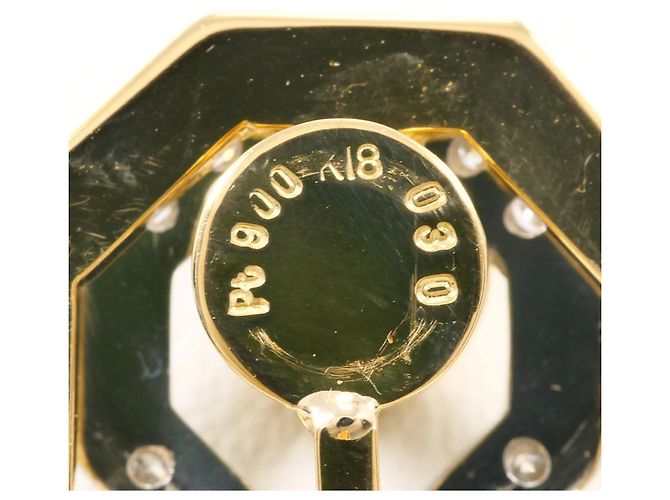 Autre Marque Orecchini a lobo in platino PT900 e oro giallo 18K D'oro - vista 4