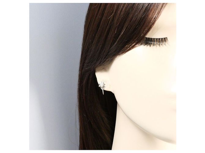 Autre Marque Platin-Stecker mit Diamanten - Ansicht 6
