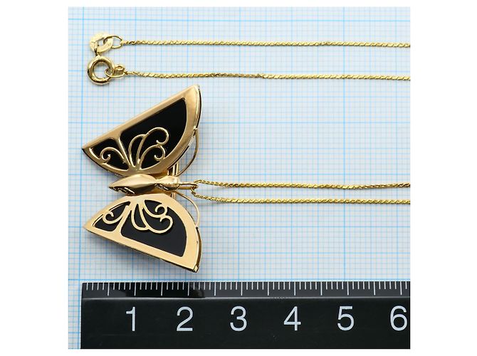 Autre Marque Collana in oro giallo 18K con onice Nero - vista 5