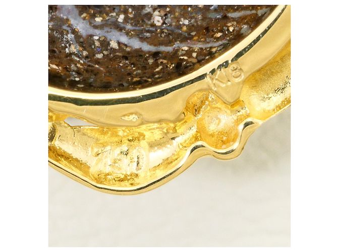 Autre Marque Collana in oro giallo 18K con opale D'oro - vista 5