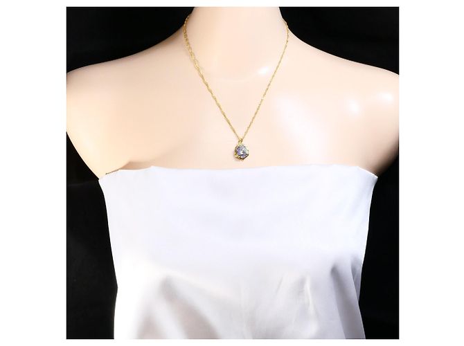 Autre Marque Collana in oro giallo 18K con opale D'oro - vista 7
