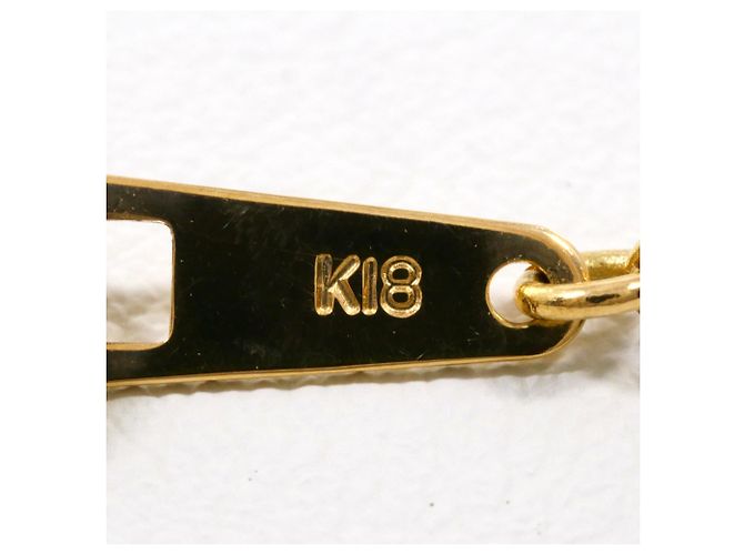 Autre Marque Collar de oro amarillo 18K con diseño de camafeo de concha Dorado - vista 4