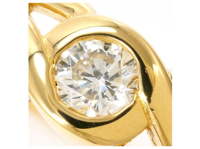 Autre Marque Ehering aus 18K Platin und Gelbgold mit Diamant Golden - Ansicht 2