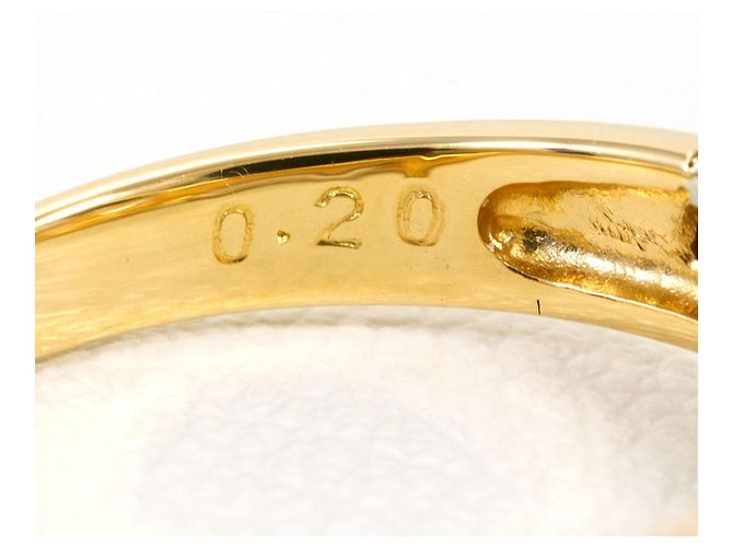 Autre Marque Ehering aus 18K Platin und Gelbgold mit Diamant Golden - Ansicht 6