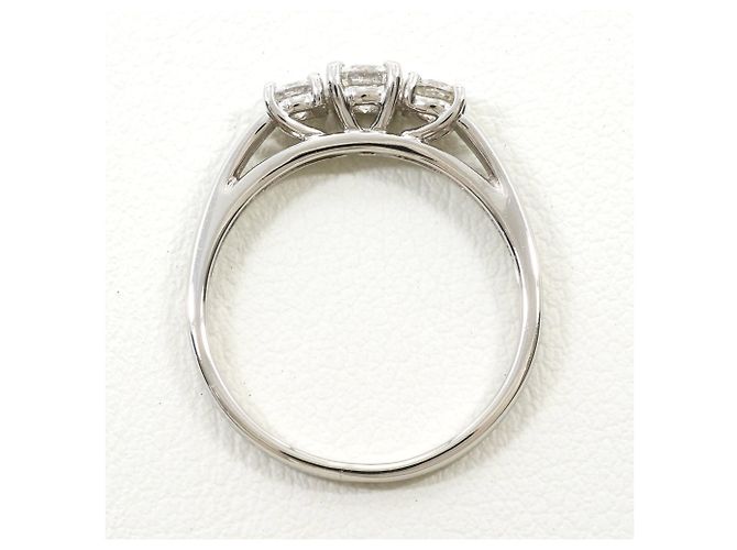 Autre Marque PT900 Platin-Bandring mit Diamant - Ansicht 3
