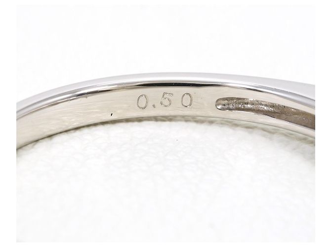 Autre Marque PT900 Platin-Bandring mit Diamant - Ansicht 6