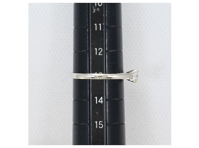 Autre Marque PT900 Platin-Bandring mit Diamant - Ansicht 8