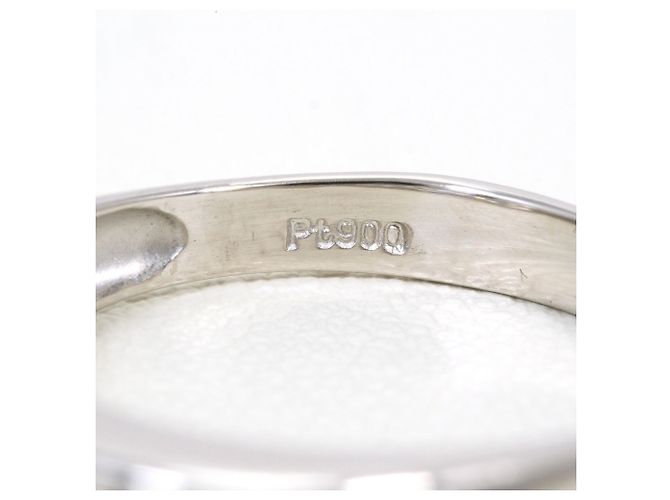 Autre Marque PT900 Platin-Bandring mit Diamant - Ansicht 5