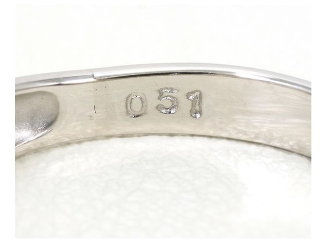 Autre Marque PT900 Platin-Bandring mit Diamant - Ansicht 6
