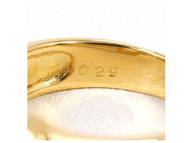 Autre Marque Anello fede in oro giallo 18K e platino con diamante D'oro - vista 6