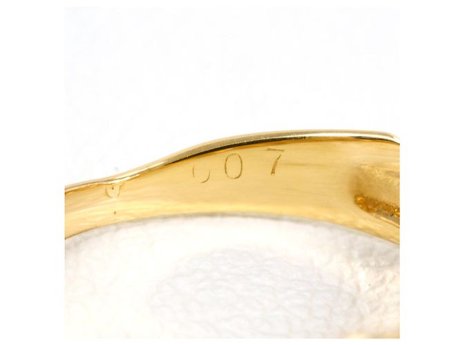 Autre Marque Ringband aus 18K Gelbgold mit Diamant Golden - Ansicht 6