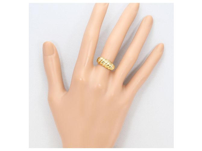 Autre Marque Ringband aus 18K Gelbgold mit Diamant Golden - Ansicht 7