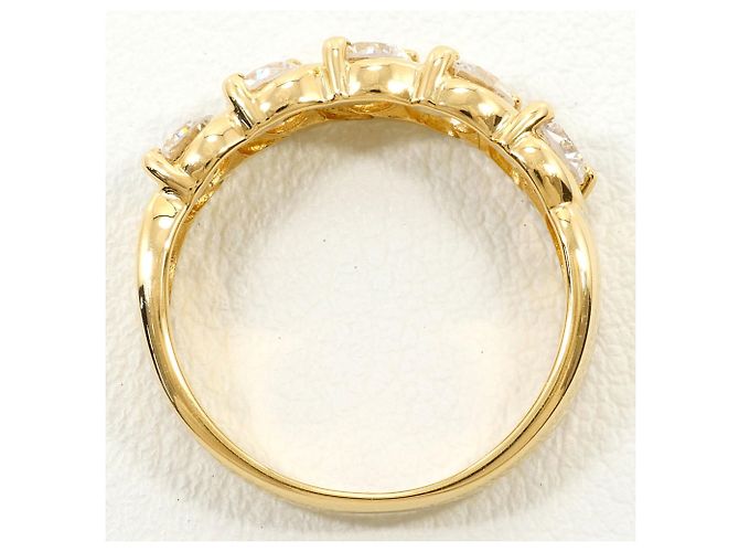 Autre Marque Ring aus 18K Gelbgold mit Diamant Golden - Ansicht 3