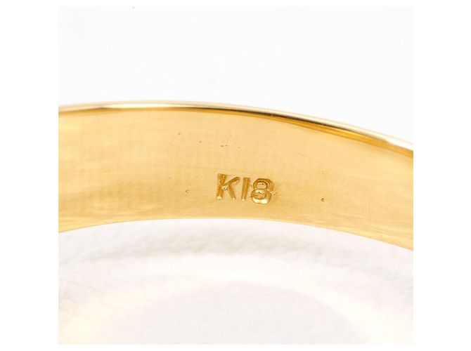 Autre Marque Ringband aus 18K Gelbgold mit Diamant Golden - Ansicht 5