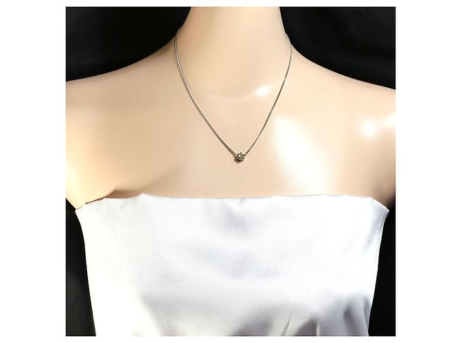 Autre Marque Collana in platino PT850 con diamante giallo - vista 6