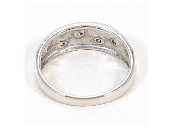 Autre Marque Ehering aus 18K Weißgold mit Diamant Golden - Ansicht 4
