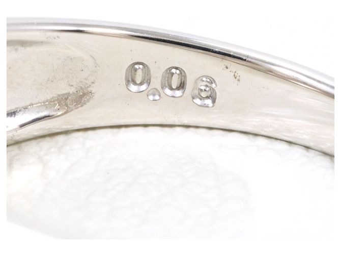 Autre Marque Ehering aus 18K Weißgold mit Diamant Golden - Ansicht 6