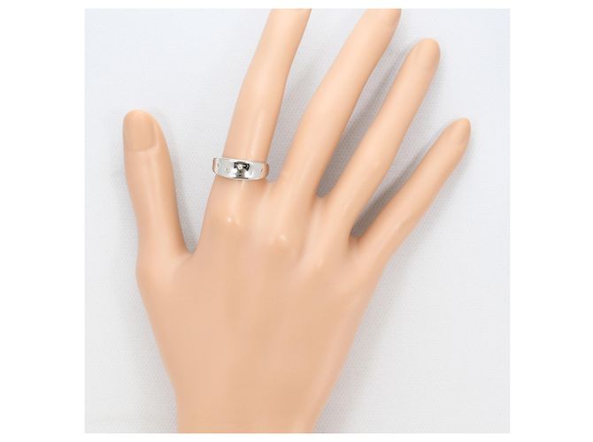 Autre Marque Ehering aus 18K Weißgold mit Diamant Golden - Ansicht 7