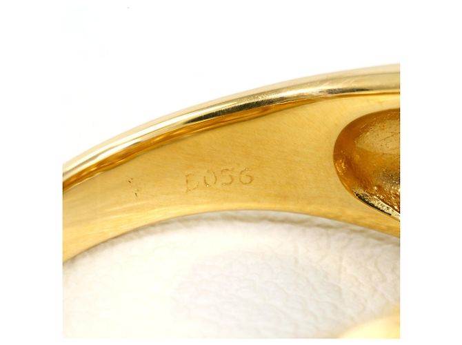 Autre Marque Ringband aus 18K Gelbgold mit Diamant Golden - Ansicht 6
