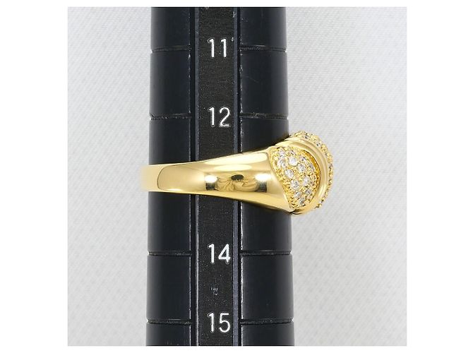 Autre Marque Ringband aus 18K Gelbgold mit Diamant Golden - Ansicht 8