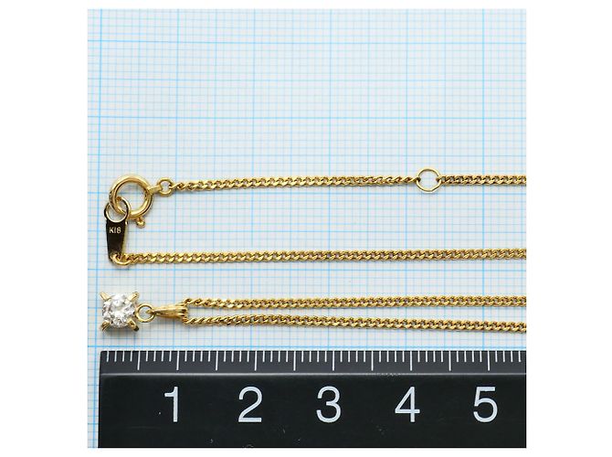 Autre Marque Collana in oro giallo 18K con diamante D'oro - vista 5