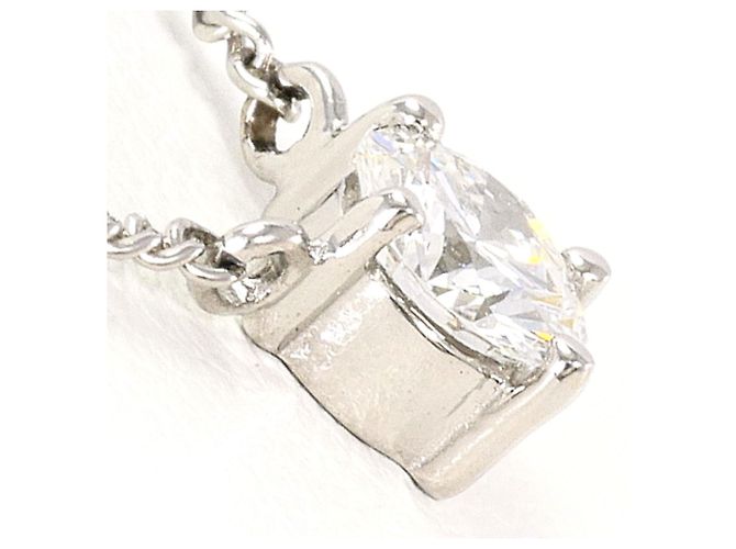 Autre Marque Platin-Halskette PT850 mit Diamant - Ansicht 2