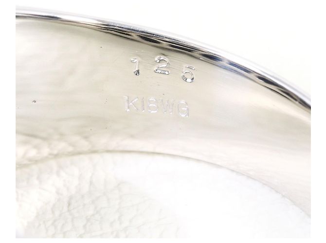 Autre Marque Anello a fascia in oro bianco 18K e onice con diamanti Nero D'oro - vista 5