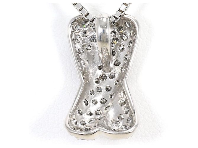 Autre Marque Collana in platino con diamante - vista 3