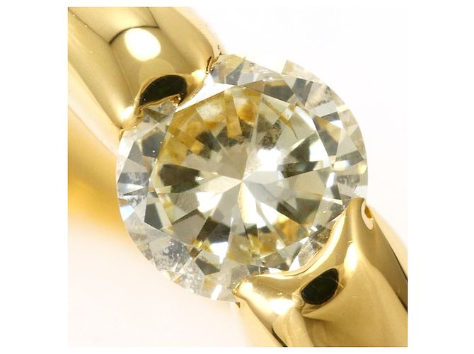 Autre Marque Ringband aus 18K Gelbgold mit Diamant Golden - Ansicht 2