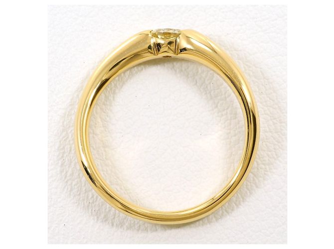 Autre Marque Ringband aus 18K Gelbgold mit Diamant Golden - Ansicht 3