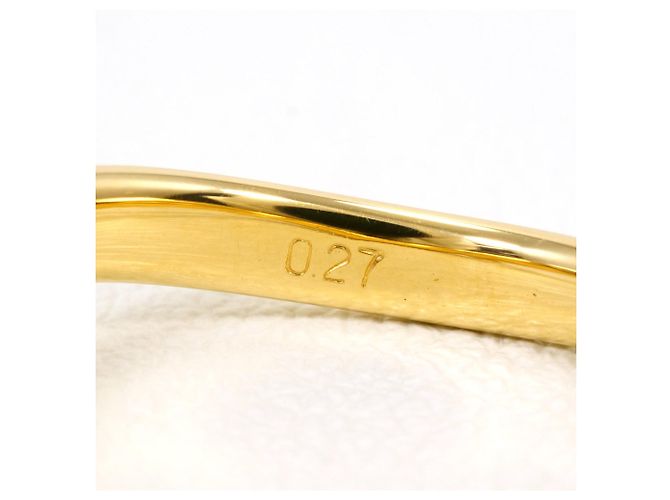 Autre Marque Ringband aus 18K Gelbgold mit Diamant Golden - Ansicht 6