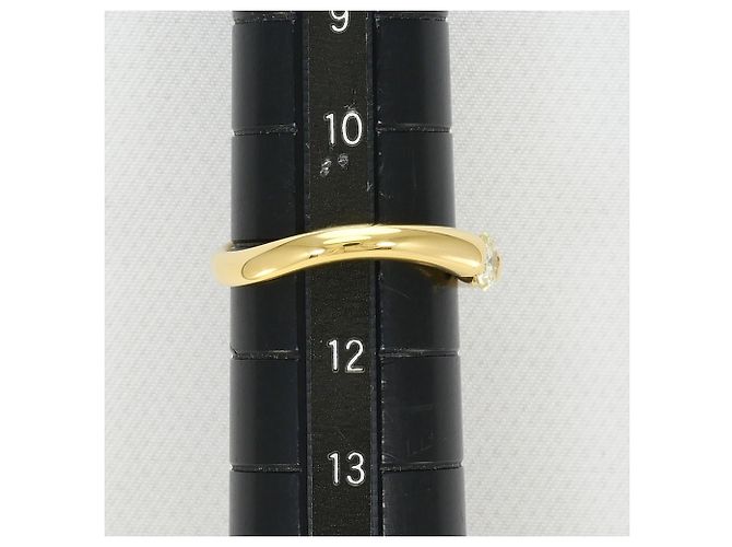 Autre Marque Ringband aus 18K Gelbgold mit Diamant Golden - Ansicht 8