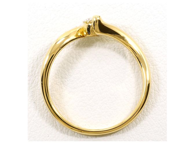 Autre Marque Anello fede in oro giallo 18K e diamanti D'oro - vista 3