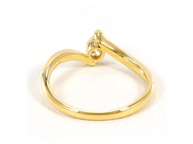 Autre Marque Anello fede in oro giallo 18K e diamanti D'oro - vista 4