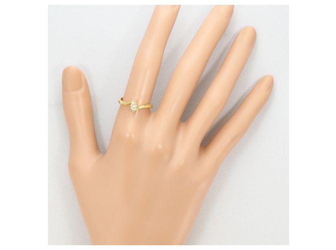 Autre Marque Anello fede in oro giallo 18K e diamanti D'oro - vista 7