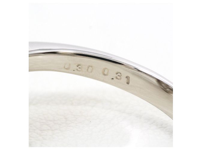 Autre Marque Platin-Ring mit Diamant - Ansicht 5