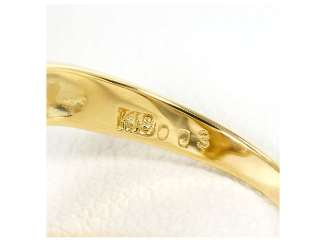 Autre Marque Anello fede in platino e oro giallo con diamanti D'oro - vista 5