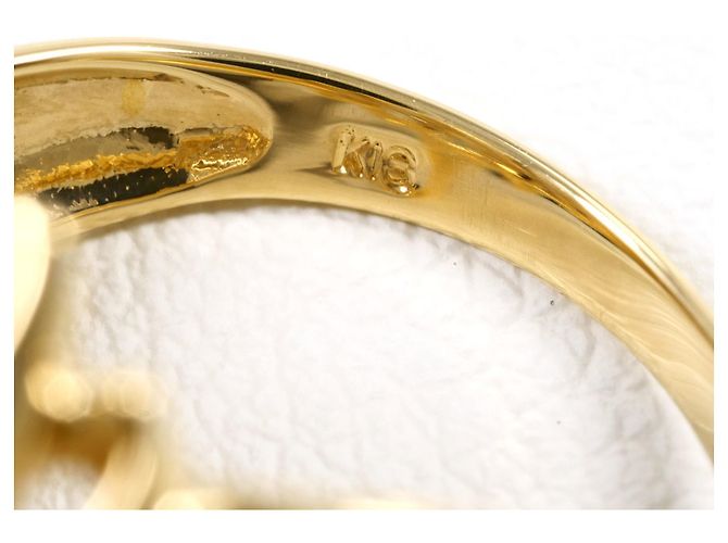 Autre Marque Ehering aus Platin und 18K Gelbgold mit Diamant Golden - Ansicht 5