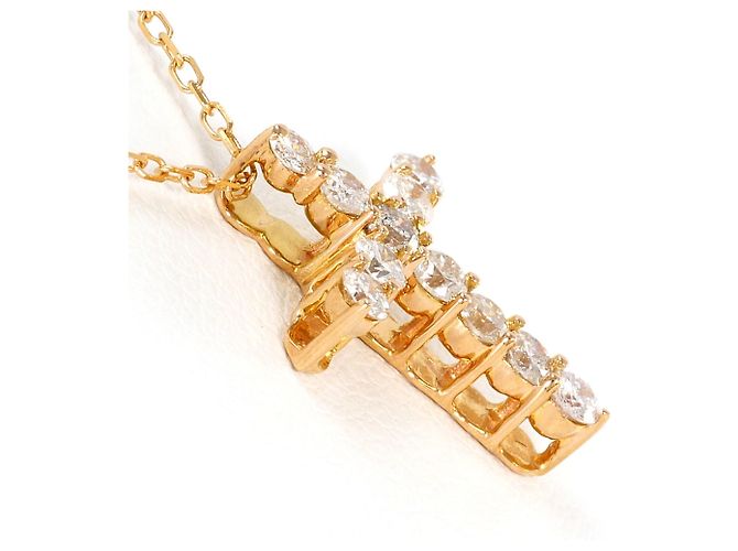 Autre Marque Collana in oro rosa 18K con diamante D'oro - vista 2