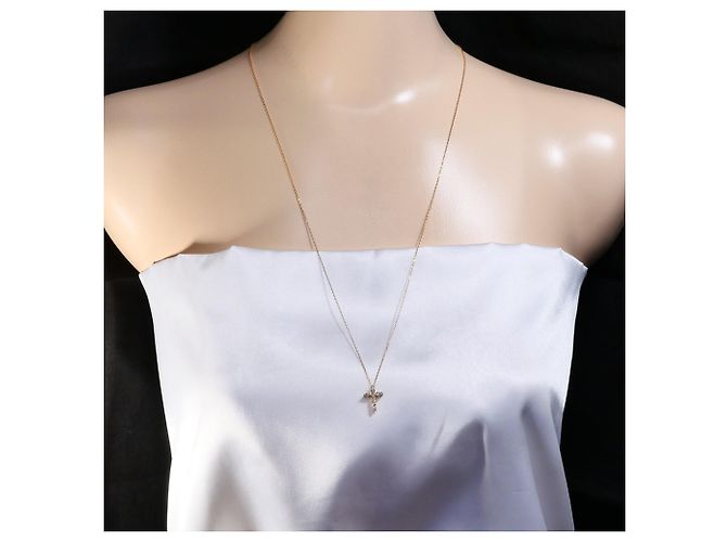 Autre Marque Collana in oro rosa 18K con diamante D'oro - vista 6