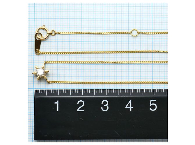 Autre Marque Collana in oro giallo 18K con diamante D'oro - vista 5