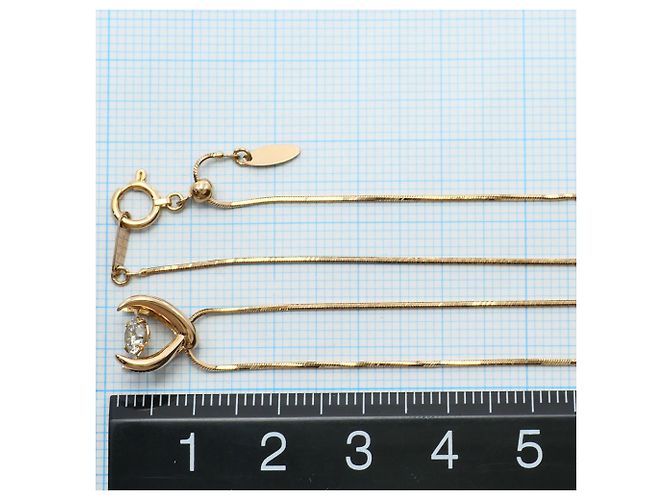 Autre Marque Collana in oro rosa 18K con diamante brown Marrone D'oro - vista 5