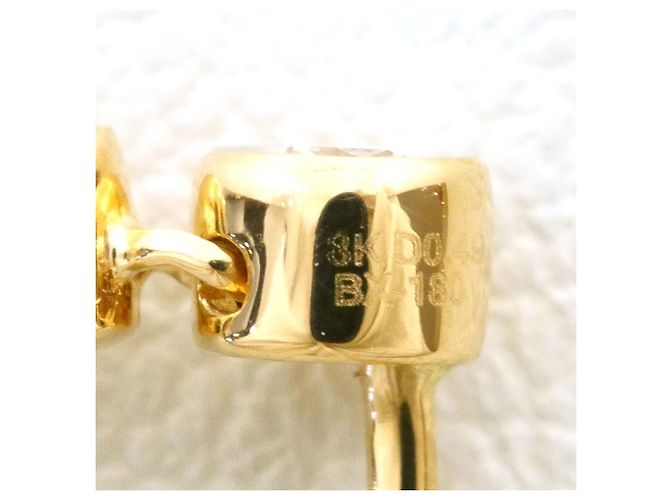 Autre Marque Orecchini a lobo in oro giallo 18K e diamanti D'oro - vista 5