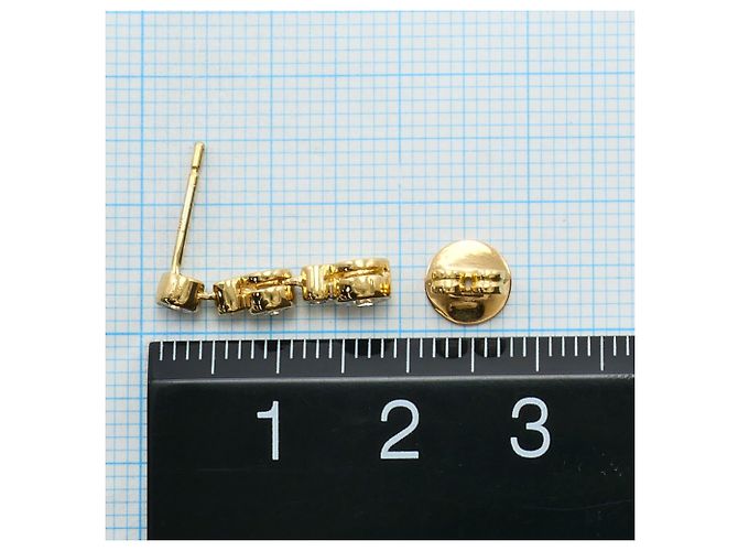 Autre Marque Orecchini a lobo in oro giallo 18K e diamanti D'oro - vista 6
