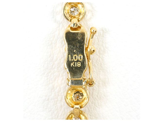 Autre Marque Bracciale con charm in oro giallo 18K con diamanti D'oro - vista 4