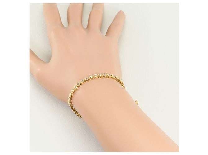 Autre Marque Bracciale con charm in oro giallo 18K con diamanti D'oro - vista 5