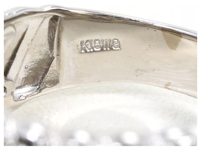 Autre Marque Ehering aus 18K Weißgold mit Diamanten Schwarz Golden - Ansicht 5