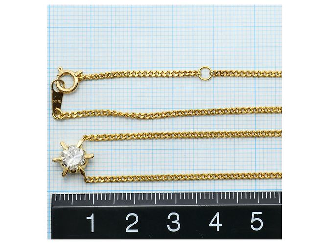 Autre Marque Collana in oro giallo 18K con diamante D'oro - vista 5