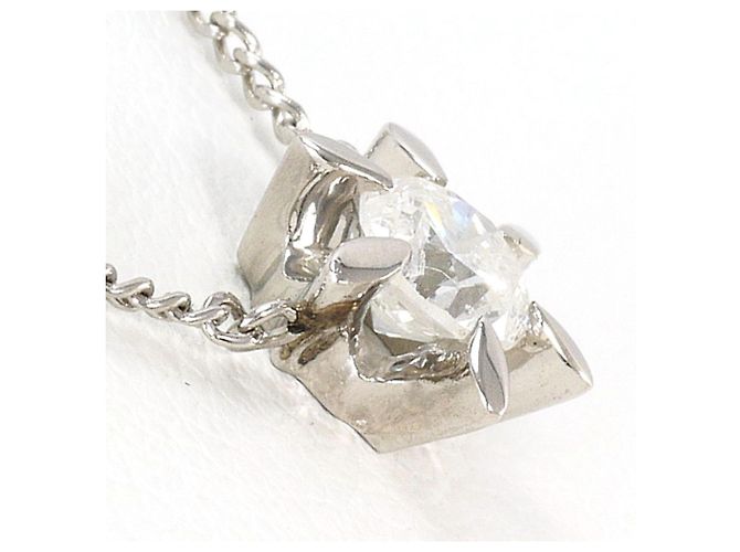 Autre Marque Collana in platino PT850 con diamante - vista 2