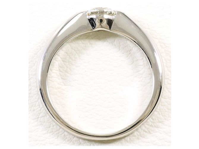 Autre Marque Platin-Ring mit Diamant - Ansicht 3